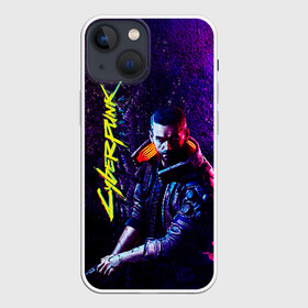 Чехол для iPhone 13 mini с принтом Cyberpunk 2077 в Кировске,  |  | cyberpunk | future | implant | neon | noir | punk | retrowave | robots | techno | witcher | будущее | градиент | игры | киберпанк | мужские | неон | нуар | премьера | текстура | техно