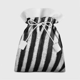 Подарочный 3D мешок с принтом Zebra Skin в Кировске, 100% полиэстер | Размер: 29*39 см | animal | black | black white | pattern. | skin | streaks | texture | white | zebra | белый | животное | животные | зебра | полосы | текстура | узор | чёрно белые | чёрный