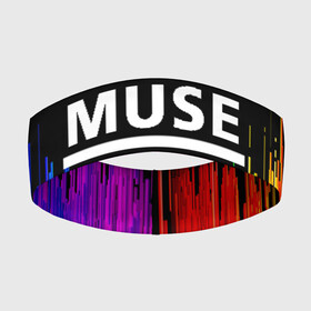 Повязка на голову 3D с принтом MUSE в Кировске,  |  | muse | music | rock | группа | музыка | музыканты | рок