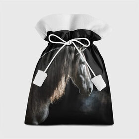 Подарочный 3D мешок с принтом Серный в яблоках конь в Кировске, 100% полиэстер | Размер: 29*39 см | animal | beautiful | black | eyes | gloss | harness | horse | look | muzzle | portrait | в яблоках | взгляд | глаза | животное | конь | красивый | лоск | лошадь | портрет | сбруя | серый | скакун