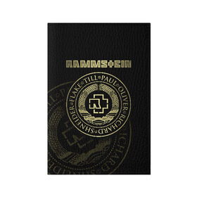 Обложка для паспорта матовая кожа с принтом Rammstein в Кировске, натуральная матовая кожа | размер 19,3 х 13,7 см; прозрачные пластиковые крепления | lindemann | rammstain | rammstein | rammstein 2019 | ramstein | группы | метал | музыка | рок | тилль линдеманн