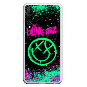 Чехол для Honor P30 с принтом BLINK-182 в Кировске, Силикон | Область печати: задняя сторона чехла, без боковых панелей | Тематика изображения на принте: blink | music | rock | блинк | группа | музыка | музыканты | рок