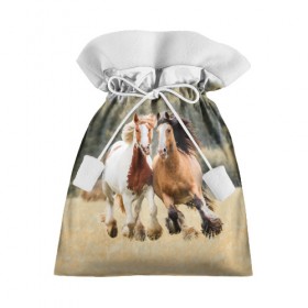 Подарочный 3D мешок с принтом Лошади в Кировске, 100% полиэстер | Размер: 29*39 см | animal | free | horse | mane | nature | pair | polish | wild | грива | дикий | животное | конь | лоск | лошадь | пара | природа | свободный | скакун