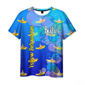 Мужская футболка 3D с принтом The Beatles (2) в Кировске, 100% полиэфир | прямой крой, круглый вырез горловины, длина до линии бедер | beatles | music | rock | the beatles | yellow submarine | битлз | джон леннон | легенда | музыка | пит бест | рок