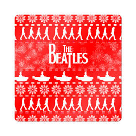 Магнит виниловый Квадрат с принтом The Beatles (6) в Кировске, полимерный материал с магнитным слоем | размер 9*9 см, закругленные углы | beatles | merry christmas | music | rock | the beatles | yellow submarine | битлз | джон леннон | легенда | музыка | новогодний свитшот | новый год | пит бест | рок