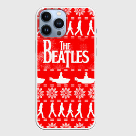 Чехол для iPhone 13 Pro Max с принтом The Beatles (6) в Кировске,  |  | Тематика изображения на принте: beatles | merry christmas | music | rock | the beatles | yellow submarine | битлз | джон леннон | легенда | музыка | новогодний свитшот | новый год | пит бест | рок