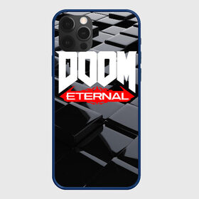 Чехол для iPhone 12 Pro с принтом Doom Blocks в Кировске, силикон | область печати: задняя сторона чехла, без боковых панелей | cacodemon | doom | eternal | вечность | вечный | дум | итёрнал | какодемон | этернал