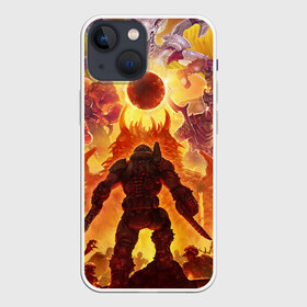 Чехол для iPhone 13 mini с принтом Doom Eternal в Кировске,  |  | cacodemon | doom | eternal | вечность | вечный | дум | итёрнал | какодемон | этернал