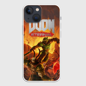 Чехол для iPhone 13 mini с принтом Doom в Кировске,  |  | cacodemon | doom | eternal | вечность | вечный | дум | итёрнал | какодемон | этернал