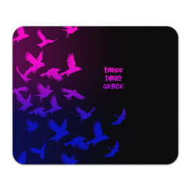 Коврик для мышки прямоугольный с принтом Three Days Grace (1) в Кировске, натуральный каучук | размер 230 х 185 мм; запечатка лицевой стороны | days | days grace | music | rock | three days grace | музыка | рок