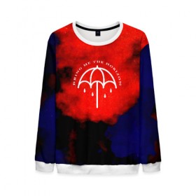 Мужской свитшот 3D с принтом Bring Me the Horizon в Кировске, 100% полиэстер с мягким внутренним слоем | круглый вырез горловины, мягкая резинка на манжетах и поясе, свободная посадка по фигуре | bmth | bring me the horizon | альтернативный | бмт | бмтх | бмтш | брин | бринг | горизонт | достань для меня | дэткор | зе | метал | ми | рок | хоризон | электроник