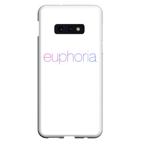 Чехол для Samsung S10E с принтом сериал Euphoria в Кировске, Силикон | Область печати: задняя сторона чехла, без боковых панелей | euphoria | zendaya | драма | зендея | отношения | подростки | ру беннетт | сериал | эйфория