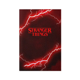 Обложка для паспорта матовая кожа с принтом STRANGER THINGS в Кировске, натуральная матовая кожа | размер 19,3 х 13,7 см; прозрачные пластиковые крепления | 011 | eggo | eleven | friends don t lie | netflix | season 3 | stranger things | демогоргон | нетфликс | одиннадцатая | очень странные дела | сезон 3