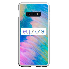 Чехол для Samsung S10E с принтом сериал Euphoria в Кировске, Силикон | Область печати: задняя сторона чехла, без боковых панелей | Тематика изображения на принте: zendaya | зендея | ру беннетт | сериал euphoria | эйфория