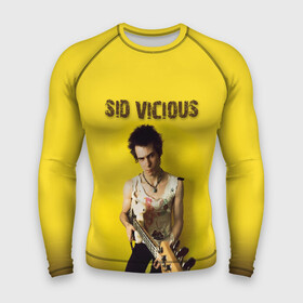 Мужской рашгард 3D с принтом Sid Vicious в Кировске,  |  | Тематика изображения на принте: england | music | my way | no future | sid and nancy | sid vicious | trash | музыка | панк | рок | сид вишес | сид и ненси