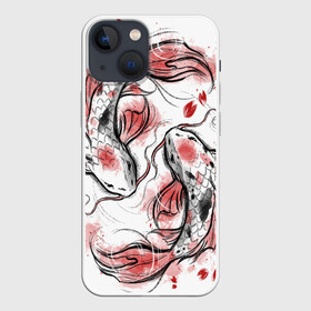 Чехол для iPhone 13 mini с принтом Japan dream в Кировске,  |  | abstract | acrylic | canvas | dream | japan | original | owl | painting | roots | tree | абстрактный | акриловая живопись | дерево | корни | оригинальный | сакура | холст