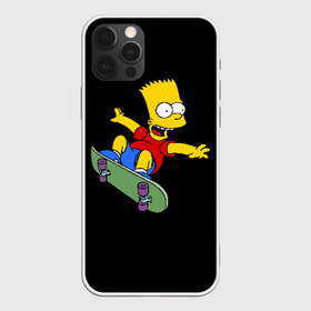 Чехол для iPhone 12 Pro Max с принтом Скейт в Кировске, Силикон |  | bart | the simpsons | барт | симпсоны