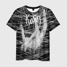 Мужская футболка 3D с принтом Korn: The Nothing в Кировске, 100% полиэфир | прямой крой, круглый вырез горловины, длина до линии бедер | alternative | heavy | korn | koяn | metal | rapcore | rock | the nothing | youll never find me | джонатан дэвис | корн | корни | коян | ню метал | нюметал | рок