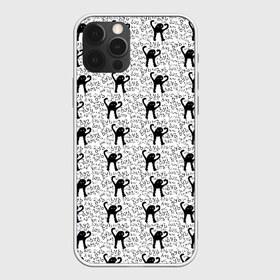 Чехол для iPhone 12 Pro Max с принтом ЪУЪ в Кировске, Силикон |  | black and white | cursed cat | meme | pattern | truxkot19 | мем с котом | мемы | паттерн | прикол | съука | текстура | черно белый | черный кот | ъуъ съука | юмор