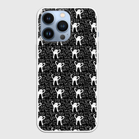 Чехол для iPhone 13 Pro с принтом ЪУЪ в Кировске,  |  | cursed cat | meme | pattern | truxkot19 | кот мем | мем с котом | мемы | паттерн | прикол | съука | черный кот | ъуъ съука | юмор