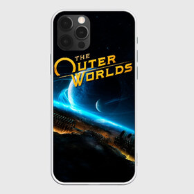 Чехол для iPhone 12 Pro Max с принтом The Outer Worlds в Кировске, Силикон |  | e3 | fallout: new vegas | neverwinter nights | obsidian entertainment | pathfinder | pillars of eternity | the outer worlds | tow | внешние миры | внешний мир | е3 | игра | обсидиан интертеймент