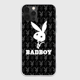 Чехол для iPhone 12 Pro Max с принтом Bad boy в Кировске, Силикон |  | bad boy | bite | bow tie | broken | cool | ear | fighter | logo | man | playboy | rabbit | sign | symbol | white | белый | битый | боец | галстук бабочка | знак | кролик | логотип | любовь | мальчик | мужчина | откушенное | прикольный | сим