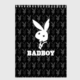 Скетчбук с принтом Bad boy в Кировске, 100% бумага
 | 48 листов, плотность листов — 100 г/м2, плотность картонной обложки — 250 г/м2. Листы скреплены сверху удобной пружинной спиралью | bad boy | bite | bow tie | broken | cool | ear | fighter | logo | man | playboy | rabbit | sign | symbol | white | белый | битый | боец | галстук бабочка | знак | кролик | логотип | любовь | мальчик | мужчина | откушенное | прикольный | сим