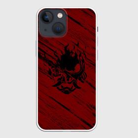 Чехол для iPhone 13 mini с принтом SAMURAI в Кировске,  |  | cyberpunk | cyberpunk 2077 | samurai | киберпанк 2077