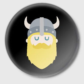 Значок с принтом Викинги в Кировске,  металл | круглая форма, металлическая застежка в виде булавки | ragnar lothbrok | vikings | викинги | рагнар