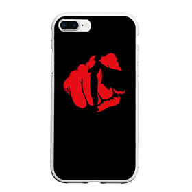Чехол для iPhone 7Plus/8 Plus матовый с принтом One Punch Man в Кировске, Силикон | Область печати: задняя сторона чехла, без боковых панелей | anime | one punch man | аниме | ван панч мен | сайтама