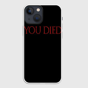 Чехол для iPhone 13 mini с принтом You Died в Кировске,  |  | dark souls 3 | дарк соулс | темные души