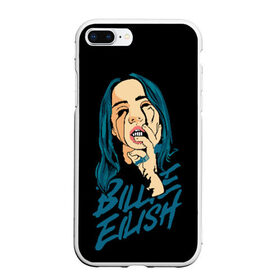 Чехол для iPhone 7Plus/8 Plus матовый с принтом billie eilish в Кировске, Силикон | Область печати: задняя сторона чехла, без боковых панелей | billie eilish | билли айлиш | билли элиш