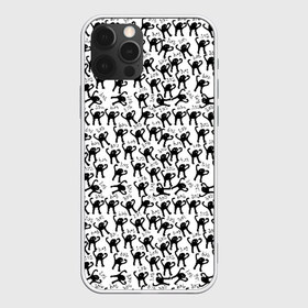 Чехол для iPhone 12 Pro Max с принтом ЪУЪ в Кировске, Силикон |  | cursed cat | meme | pattern | truxkot19 | кот мем | мем с котом | мемы | паттерн | прикол | съука | черный кот | ъуъ съука | юмор