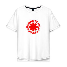 Мужская футболка хлопок Oversize с принтом RED HOT CHILI PEPPERS в Кировске, 100% хлопок | свободный крой, круглый ворот, “спинка” длиннее передней части | red hot chili peppers | rhcp | рхчп | чили пепперс