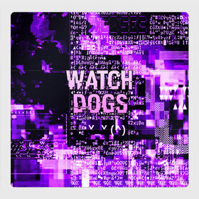 Магнитный плакат 3Х3 с принтом WATCH DOGS в Кировске, Полимерный материал с магнитным слоем | 9 деталей размером 9*9 см | action | ct os | ded sec | fox | game | hacker | legion | watch dogs | watch dogs 2 | watch dogs legion | знак лиса | игра | компьютерная игра | легион | хакер
