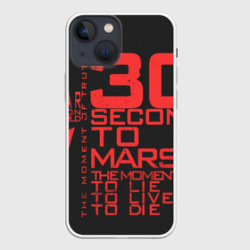 Чехол для iPhone 13 mini с принтом 30 SECONDS TO MARS в Кировске,  |  | 30 seconds to mars | 30 секунд до марса | jared leto | thirty seconds to mars | джаред лето