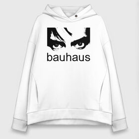 Женское худи Oversize хлопок с принтом Bauhaus в Кировске, френч-терри — 70% хлопок, 30% полиэстер. Мягкий теплый начес внутри —100% хлопок | боковые карманы, эластичные манжеты и нижняя кромка, капюшон на магнитной кнопке | bauhaus | goth | gothic | peter murphy | punk | rock | альтернатива | баухаус | баухус | бахус | бухус | готика | готичная | готичный | готы | панк | питер мерфи | пост панк | рок | хардрок