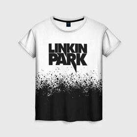 Женская футболка 3D с принтом LINKIN PARK в Кировске, 100% полиэфир ( синтетическое хлопкоподобное полотно) | прямой крой, круглый вырез горловины, длина до линии бедер | chester bennington | linkin park | mike shinoda | линкин парк