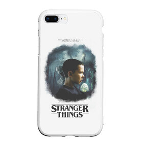 Чехол для iPhone 7Plus/8 Plus матовый с принтом STRANGER THINGS в Кировске, Силикон | Область печати: задняя сторона чехла, без боковых панелей | 11 | eleven | stranger | things | дела | крайне | оди | одиннадцатая | одиннадцать | очень | события | странные