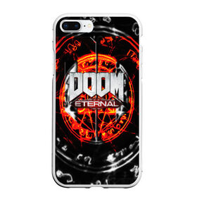 Чехол для iPhone 7Plus/8 Plus матовый с принтом DOOM ETERNAL в Кировске, Силикон | Область печати: задняя сторона чехла, без боковых панелей | doom | doom eternal | game | дум