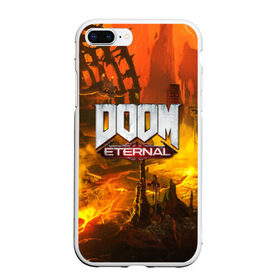 Чехол для iPhone 7Plus/8 Plus матовый с принтом DOOM ETERNAL в Кировске, Силикон | Область печати: задняя сторона чехла, без боковых панелей | doom | doom eternal | game | дум