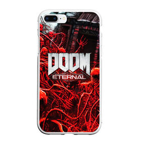 Чехол для iPhone 7Plus/8 Plus матовый с принтом DOOM ETERNAL в Кировске, Силикон | Область печати: задняя сторона чехла, без боковых панелей | doom | doom eternal | game | дум