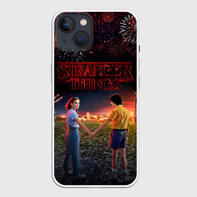 Чехол для iPhone 13 с принтом STRANGER THINGS в Кировске,  |  | 011 | down | eleven | netflix | season | series | strange | stranger | things | upside | дела | дина | загадочные | монстр | монстры | одиннадцать | очень | сезон | сериал | сериалы | события | странные | ужасы