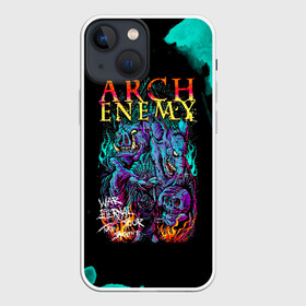 Чехол для iPhone 13 mini с принтом Arch Enemy в Кировске,  |  | ae | arch enemy | алисса уайт глаз | анджело | арх | архенеме | архэнеми | арч | арчэнеми | даниэль эрландссон | джефф лумис | енеме | инеме | инемэ | майкл эмотт | шарли | энеме | энеми | энемэ