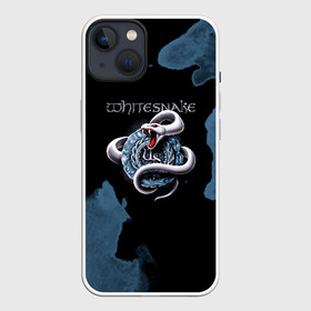 Чехол для iPhone 13 с принтом WHITESNAKE в Кировске,  |  | Тематика изображения на принте: whitesnake | ws | белая змея | блюз | вайт | вайтснек | вс | глэм | джоэл хокстра | дэвид ковердэйл | майкл девин | метал | микеле луппи | реб бич | рок группа | снек | томми олдридж | хард | хеви