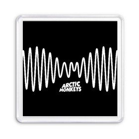 Магнит 55*55 с принтом ARCTIC MONKEYS в Кировске, Пластик | Размер: 65*65 мм; Размер печати: 55*55 мм | arctic monkeys | арктик манкис | арктические мартышки