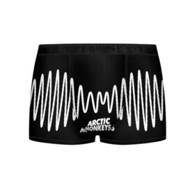 Мужские трусы 3D с принтом ARCTIC MONKEYS в Кировске, 50% хлопок, 50% полиэстер | классическая посадка, на поясе мягкая тканевая резинка | arctic monkeys | арктик манкис | арктические мартышки