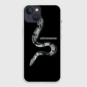 Чехол для iPhone 13 с принтом WHITESNAKE в Кировске,  |  | Тематика изображения на принте: whitesnake | ws | белая змея | блюз | вайт | вайтснек | вс | глэм | джоэл хокстра | дэвид ковердэйл | майкл девин | метал | микеле луппи | реб бич | рок группа | снек | томми олдридж | хард | хеви