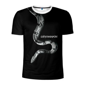 Мужская футболка 3D спортивная с принтом WHITESNAKE в Кировске, 100% полиэстер с улучшенными характеристиками | приталенный силуэт, круглая горловина, широкие плечи, сужается к линии бедра | whitesnake | ws | белая змея | блюз | вайт | вайтснек | вс | глэм | джоэл хокстра | дэвид ковердэйл | майкл девин | метал | микеле луппи | реб бич | рок группа | снек | томми олдридж | хард | хеви