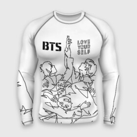 Мужской рашгард 3D с принтом BTS в Кировске,  |  | bangtan boys | beyond the scene | bts | k pop | kpop | love yourself | бтс | к поп